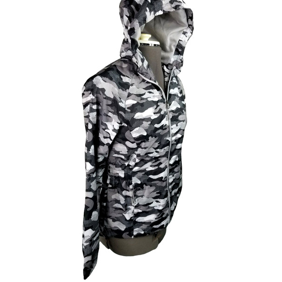 Mountain Club Camo Jacket Black white‎ Women's Size MEDIUM (US Small), NWT - Picture 3 of 15